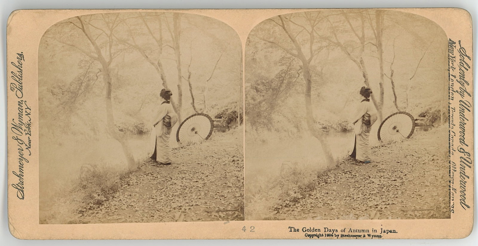 Antique Scarce Real Photo Japan: The provenance of this item is the forgotten (for many years) inventories of Artelisted. The stereoviews constitute wonderful testimonies of past time that tend to be unique. They were highly selected