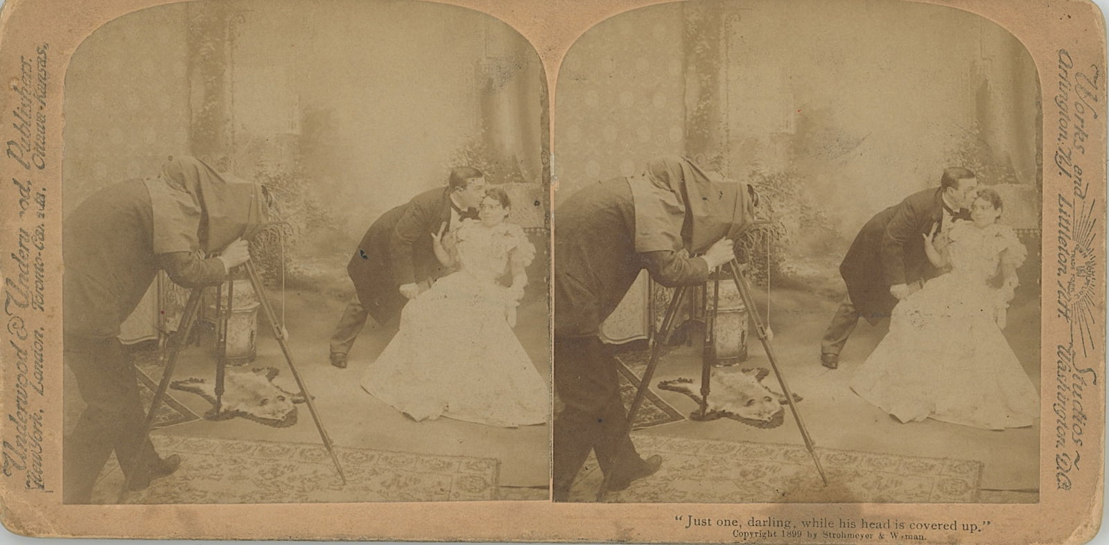 Antique Scarce Real Photo Photographer: The provenance of this item is the forgotten (for many years) inventories of Artelisted. The stereoviews constitute wonderful testimonies of past time that tend to be unique. They were highly selected