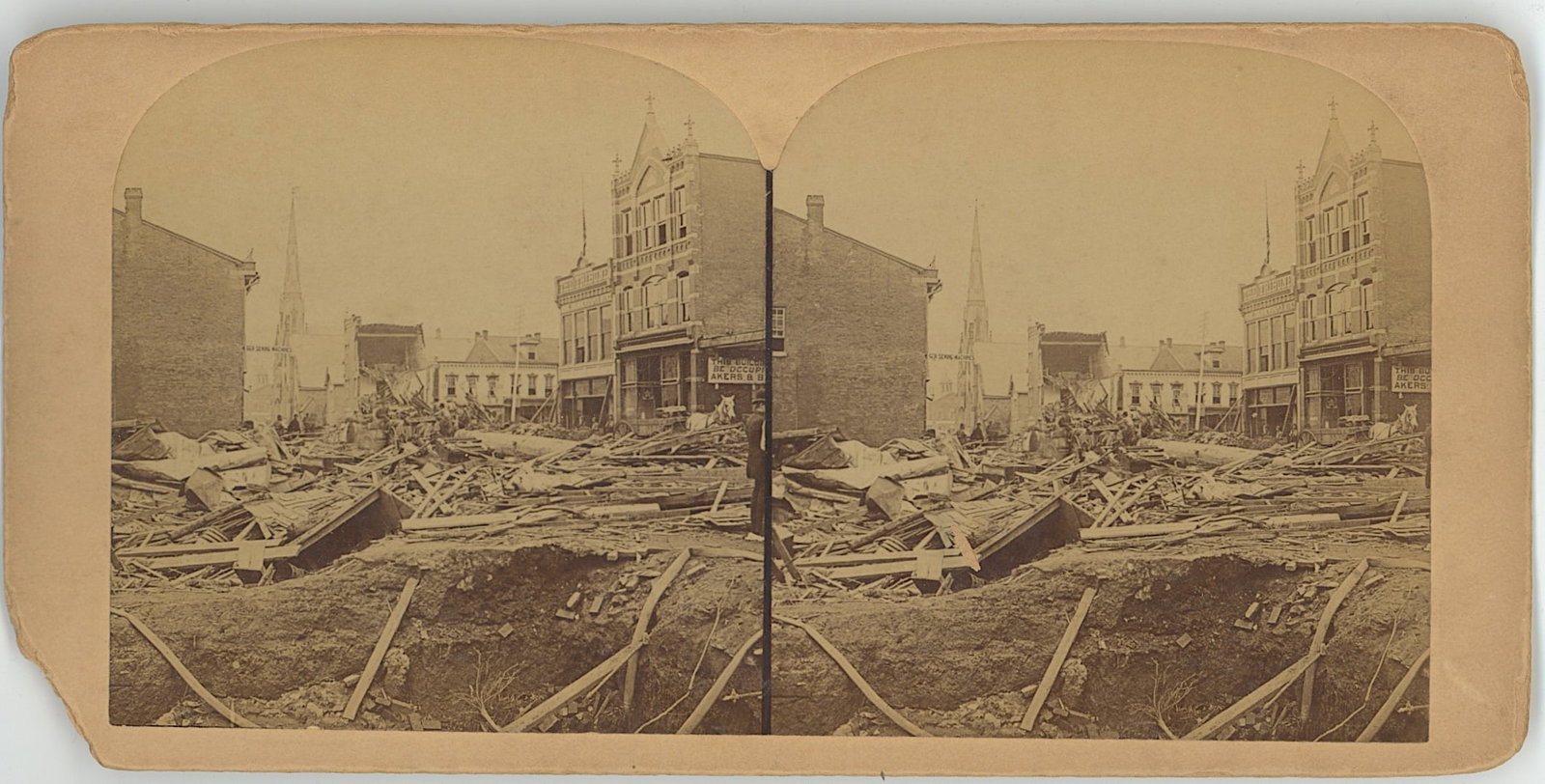 Antique Scarce Real Photo Johnstown Flood (1 of 2)