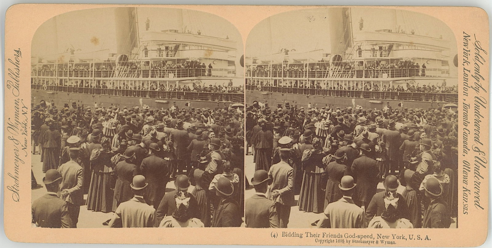Antique Scarce Real Photo New York: The provenance of this item is the forgotten (for many years) inventories of Artelisted. The stereoviews constitute wonderful testimonies of past time that tend to be unique. They were highly selected