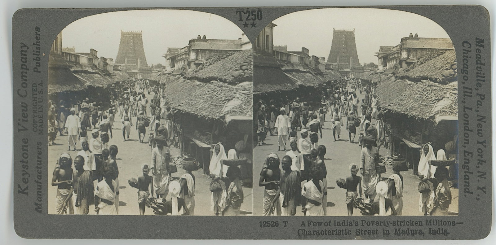 Antique Scarce Real Photo India: The provenance of this item is the forgotten (for many years) inventories of Artelisted. The stereoviews constitute wonderful testimonies of past time that tend to be unique. They were highly selected