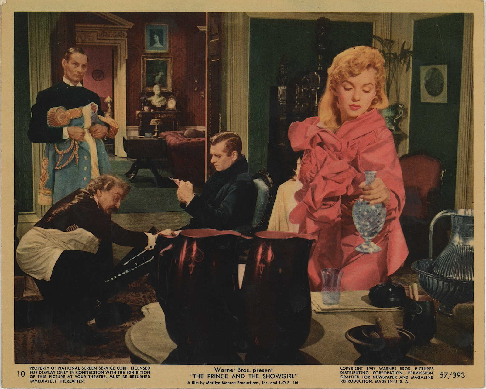 Vintage 1957 MARILYN MONROE The Prince and The Showgirl: The dimensions are Approx. 10" x 8". THIS IS A RESERVE AUCTION, and the final price will include a Buyer?s Premium. Please, view our full terms and conditions. ARTELISTED IS LICENSED IN THE US STATES 