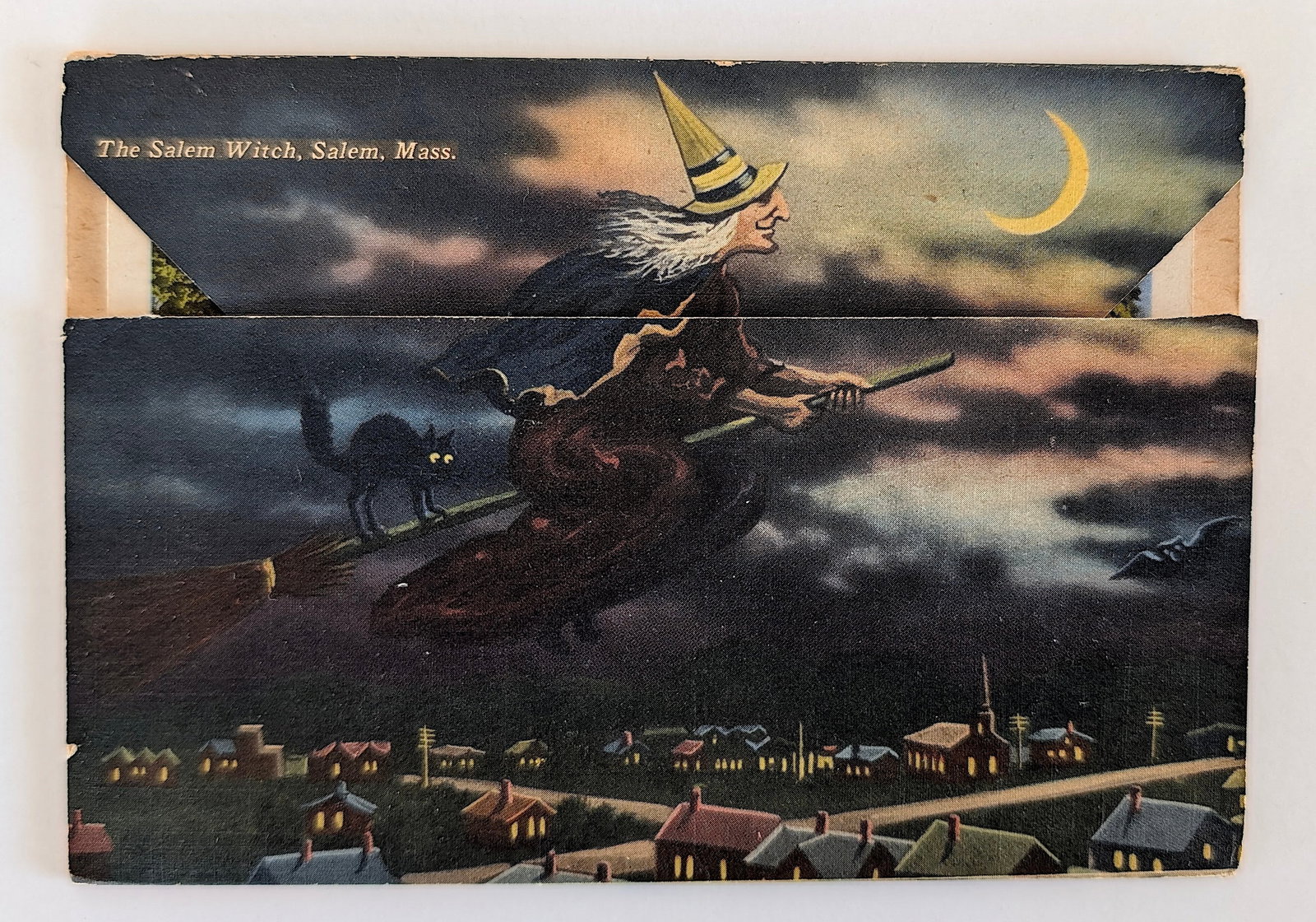 Vintage Set Postcards The Salem Witch Halloween (1 of 3)