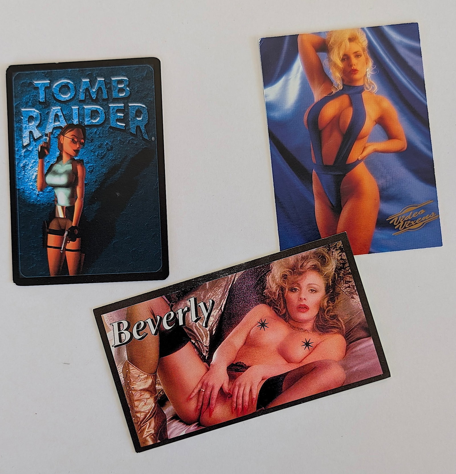 Vintage Set 3 Pin Up 20th C. Ephemera (1 of 2)