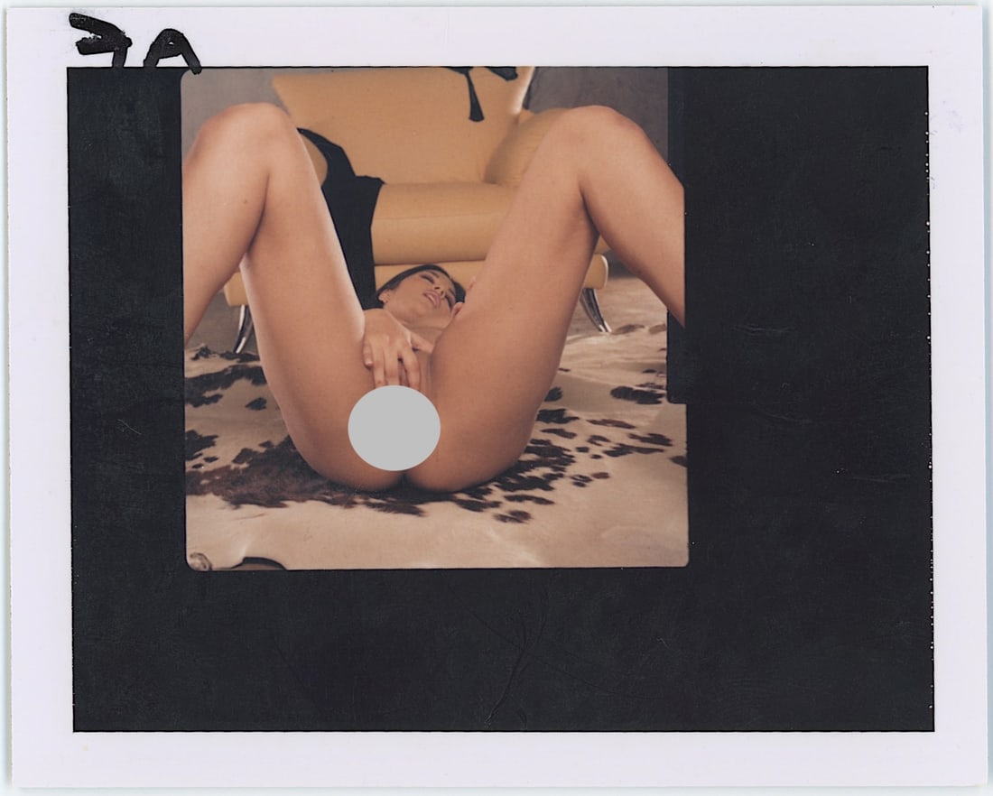 Original Polaroid Photo Pin Up Nude Female (1 of 2)