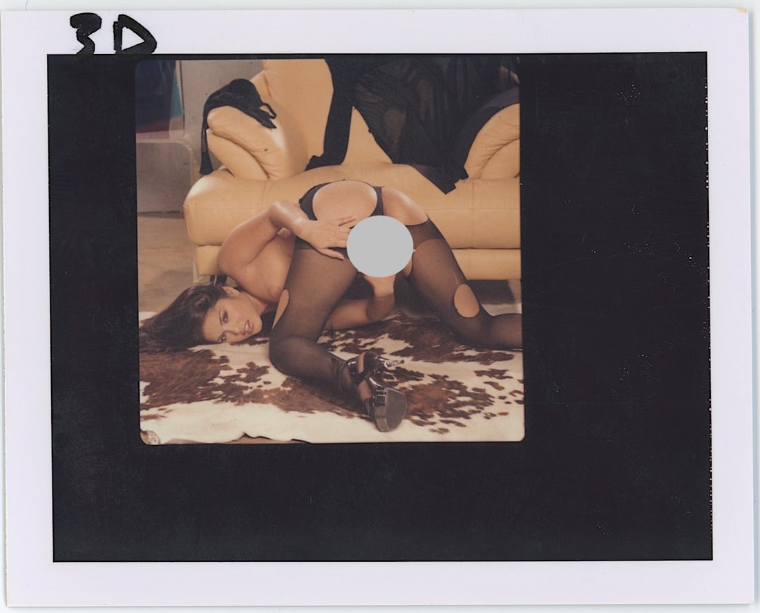 Original Polaroid Photo Pin Up Nude Female (1 of 2)