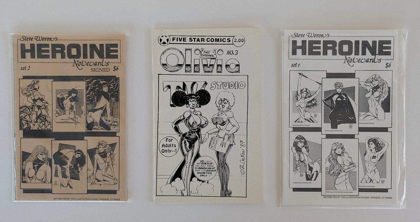 Vintage Group Ephemera STEVE WORON Art Prints: The provenance of this lot is from a collector in RI. The dimensions are Approx. 10" x 8". THIS IS A RESERVE AUCTION, and the final price will include a Buyer?s Premium. Please, view our full terms an