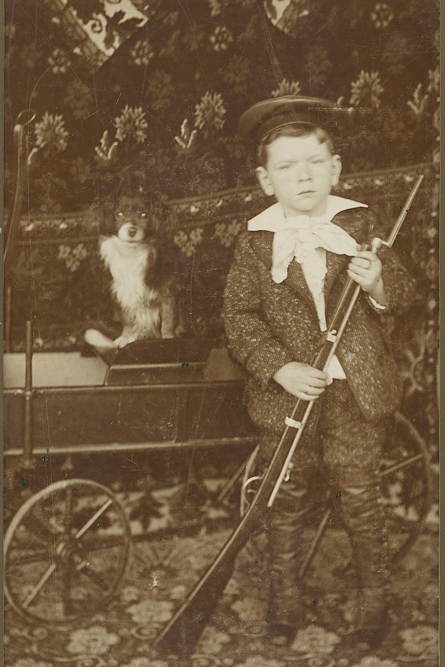 Antique Historical Scarce Cabinet Photo JACK LONDON ? (1 of 2)