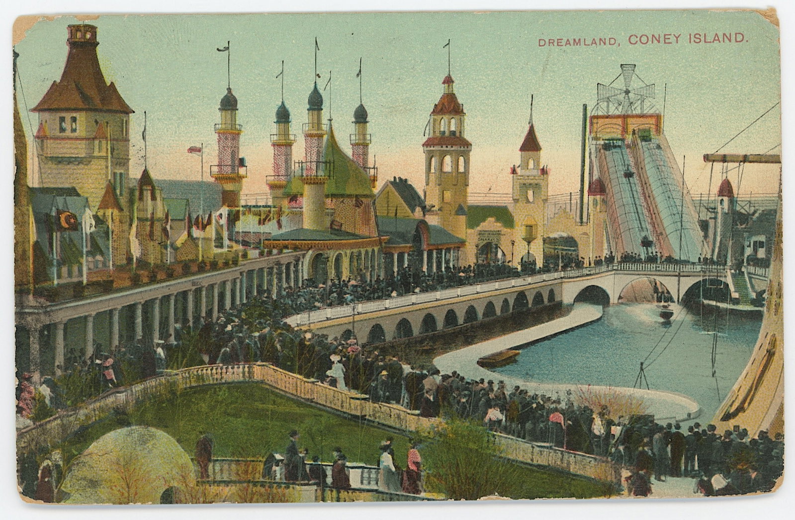 Vintage Rare Ephemera Collectors Opp. Coney Island N.Y.: The provenance of this item is the forgotten (for many years) inventories of Artelisted. Most of these findings are vintage postcards and/or tradecards. The regular size of a postcard/tradecard is app