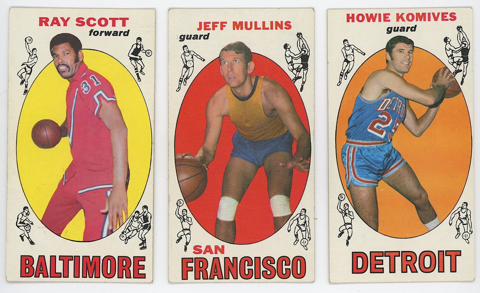 Vintage Set 3 1969-70 Topps Basketball Colectible Cards (1 of 2)