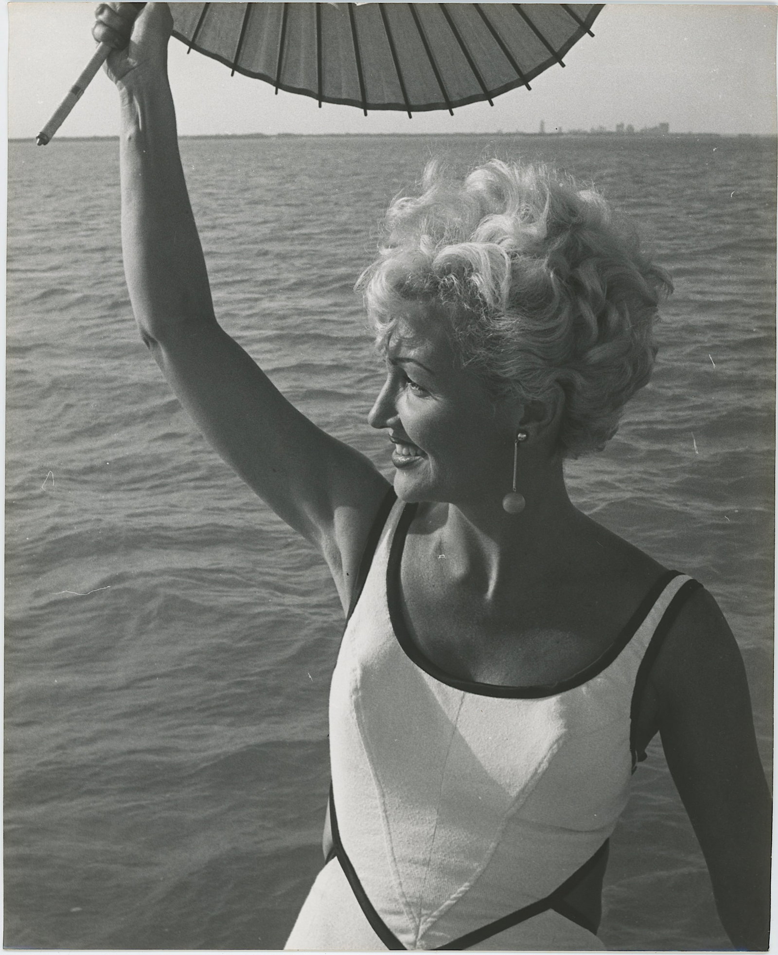 Vintage Photo with PIN-UP / Female Model by Ray Fisher: Our information received: this photo is coming from the archives of Miami Photographer Ray Fisher. The dimensions are Approx. 7" x 10". Ray Fisher (b.1924) was born in Cleveland, Ohio but spent most o