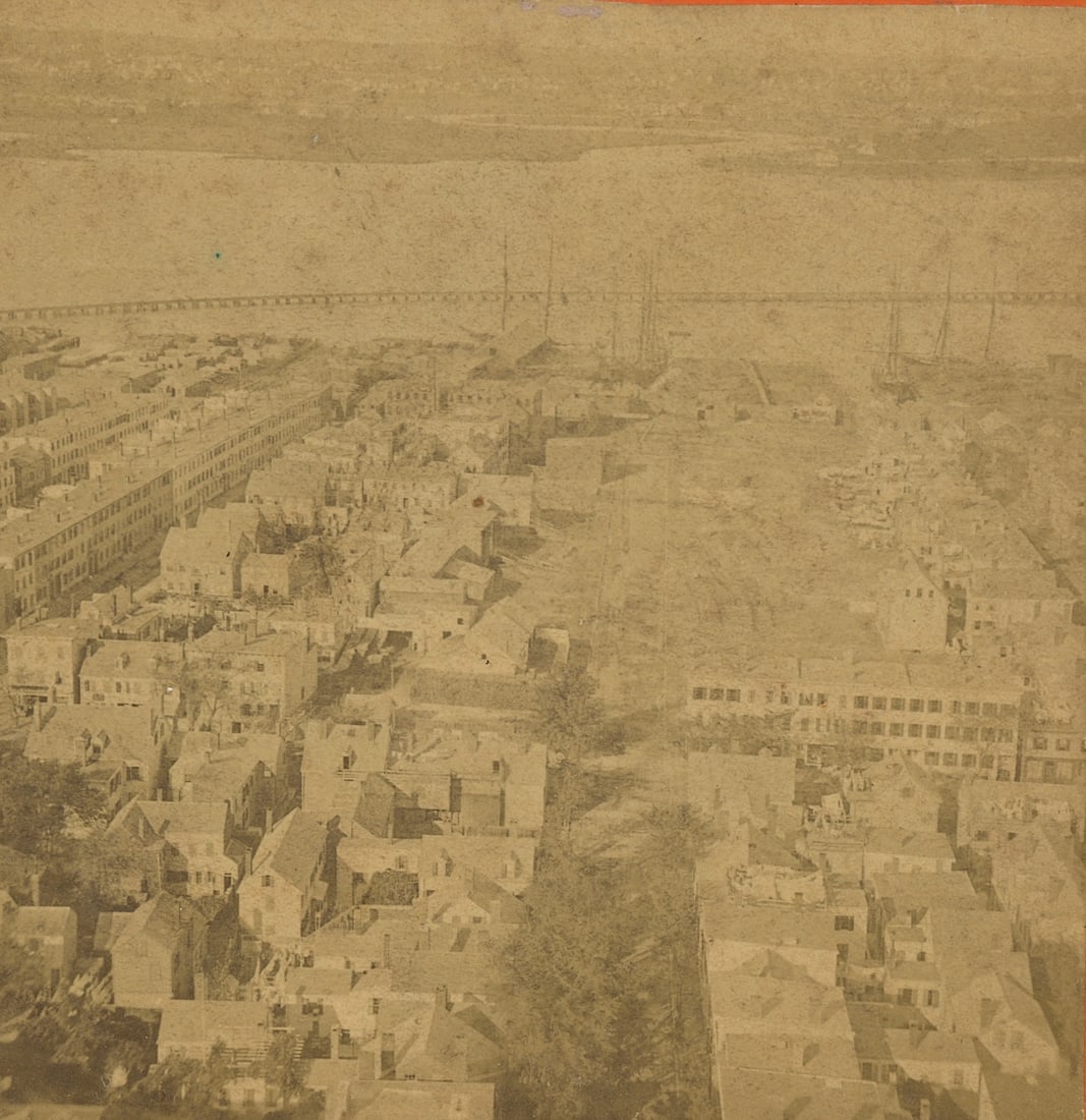 Antique Real Photo Stereoview Photo Boston (1 of 3)