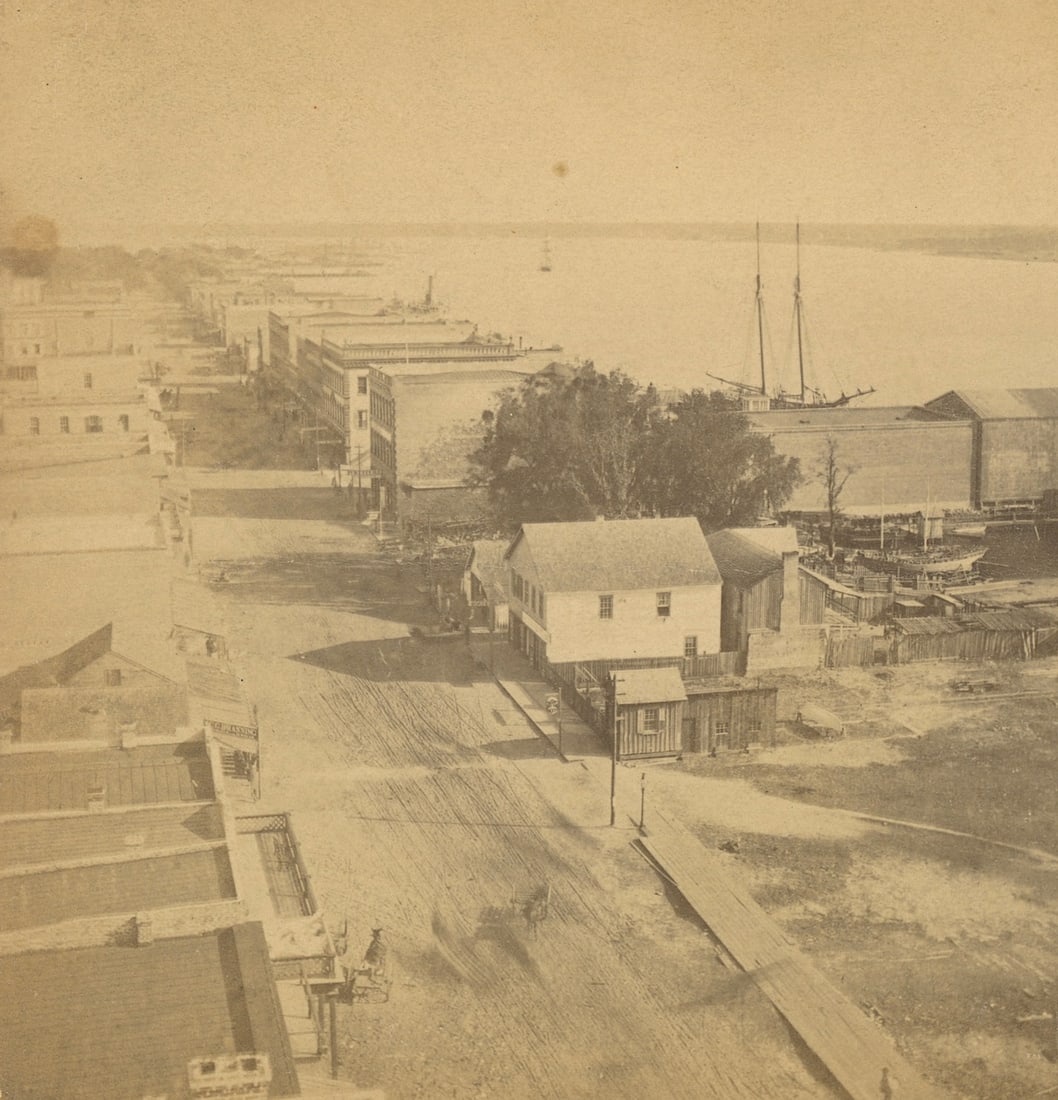 Antique Real Photo Stereoview Photo Jacksonville, FL (1 of 3)