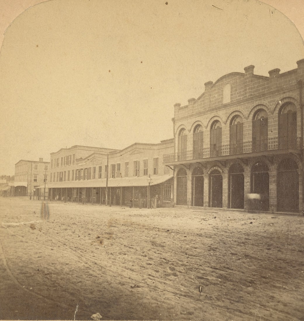Antique Real Photo Stereoview Photo Jacksonville, FL (1 of 3)