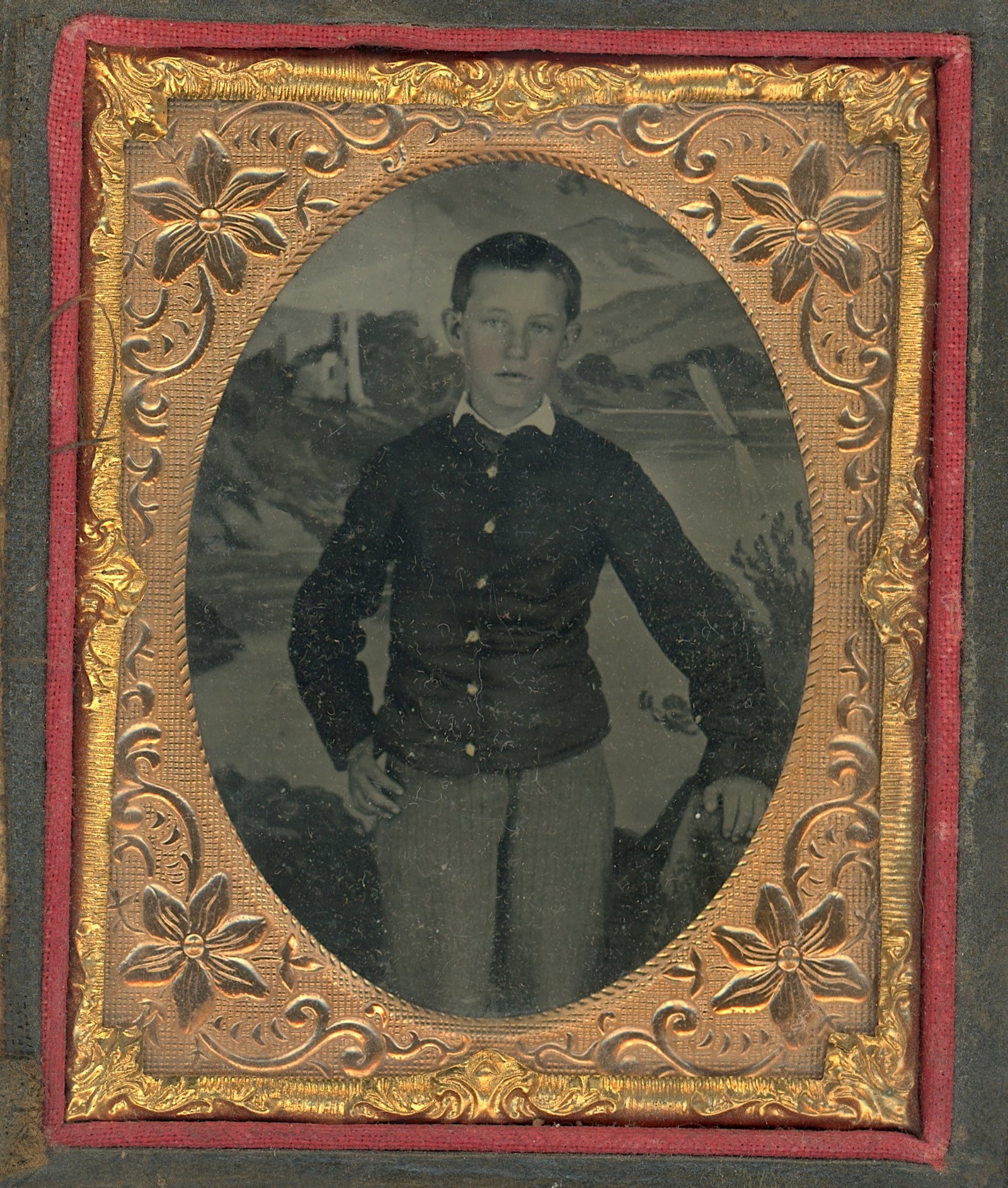 Antique Civil War Era Photo Young Soldier Portrait (1 of 3)