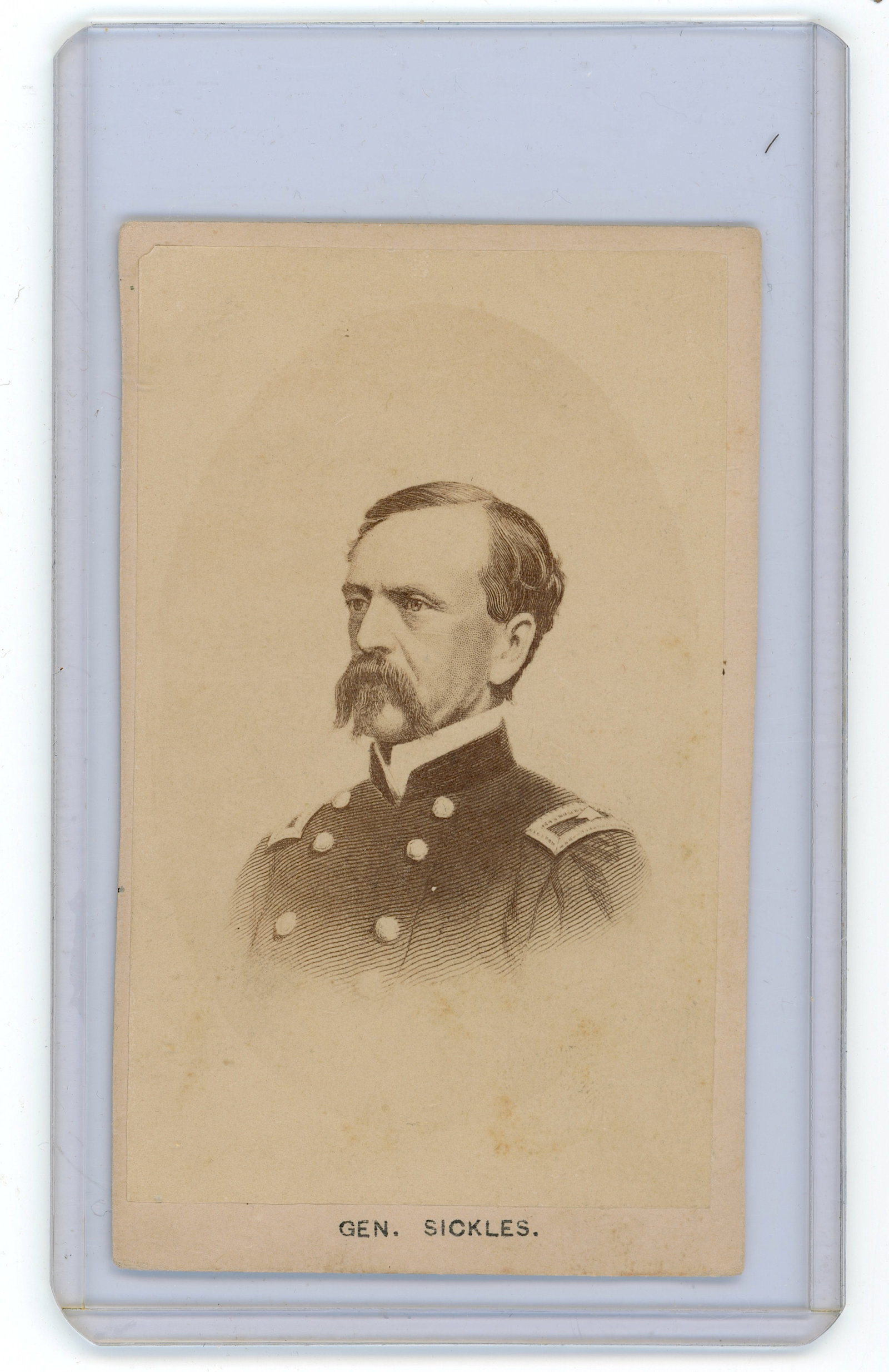 Antique Civil War Era CDV - GEN. DANIEL SICKLES (1 of 2)