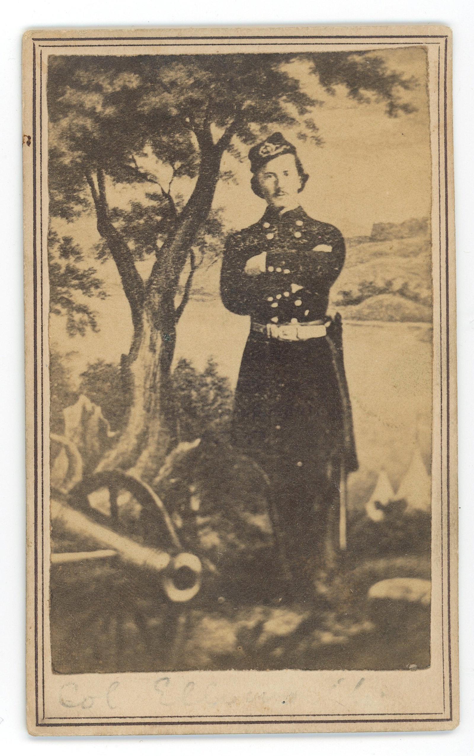 Antique Civil War Era CDV - COL. ELMER ELLSWORTH (1 of 2)