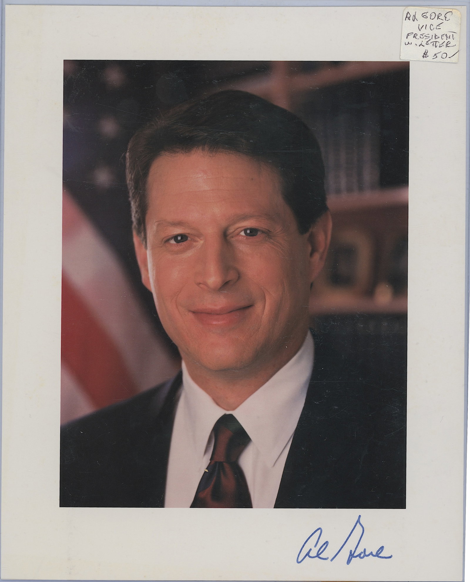 Vintage Autographed Ephemera VICE PRES. AL GORE (1 of 2)