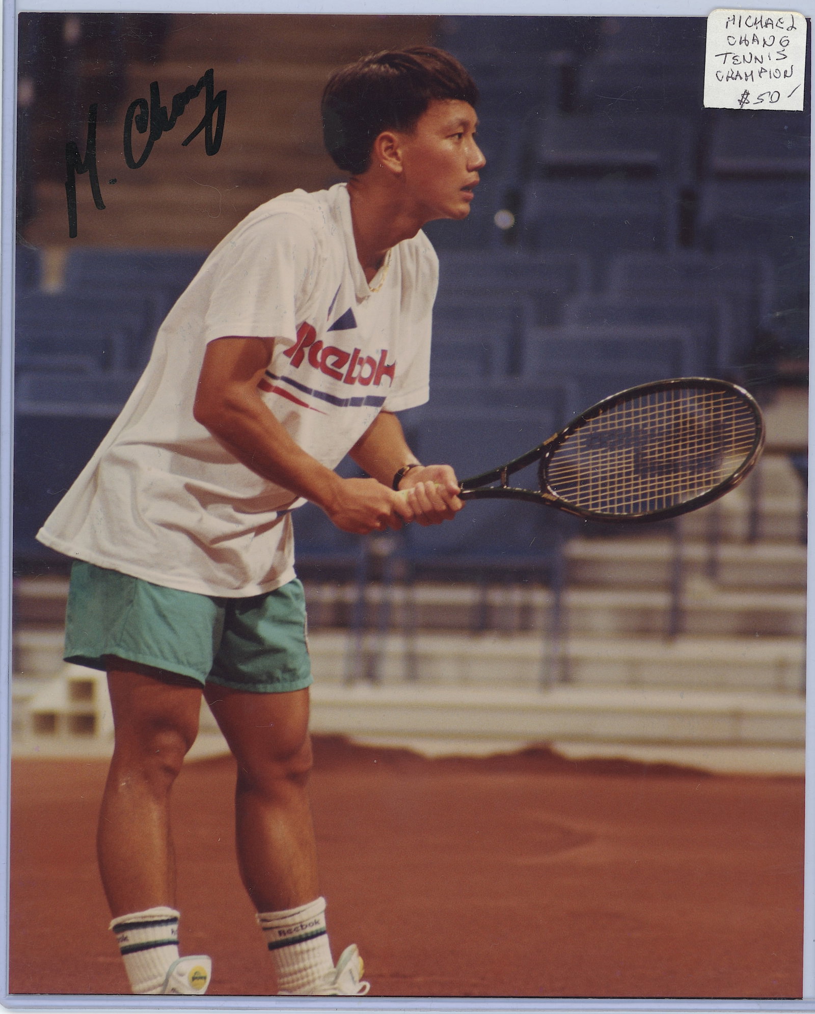 Vintage Autographed Ephemera MICHAEL CHANG - TENNIS (1 of 2)