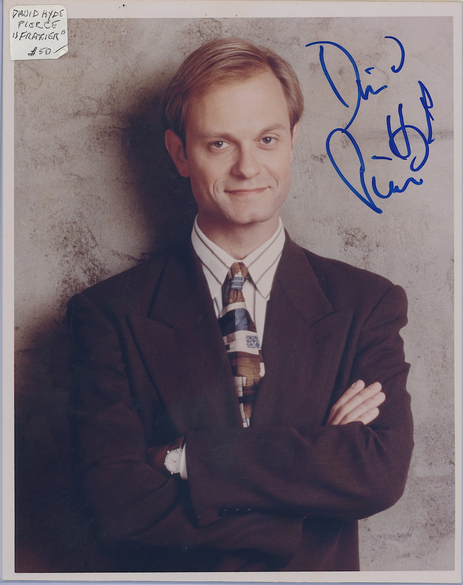 Vintage Autographed Ephemera DAVID HYDE PIERCE (1 of 2)