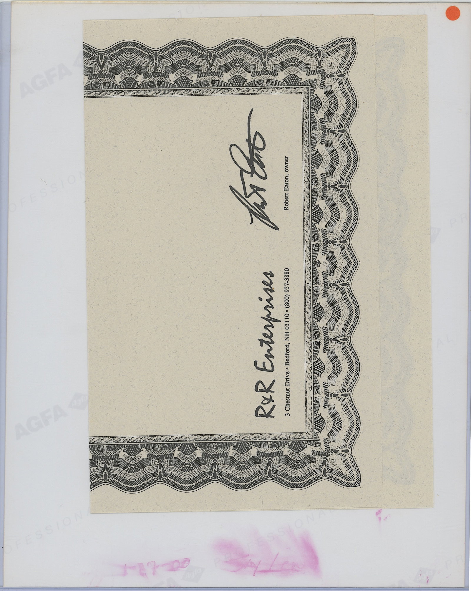 Vintage Autographed Ephemera DAVID HYDE PIERCE - 2