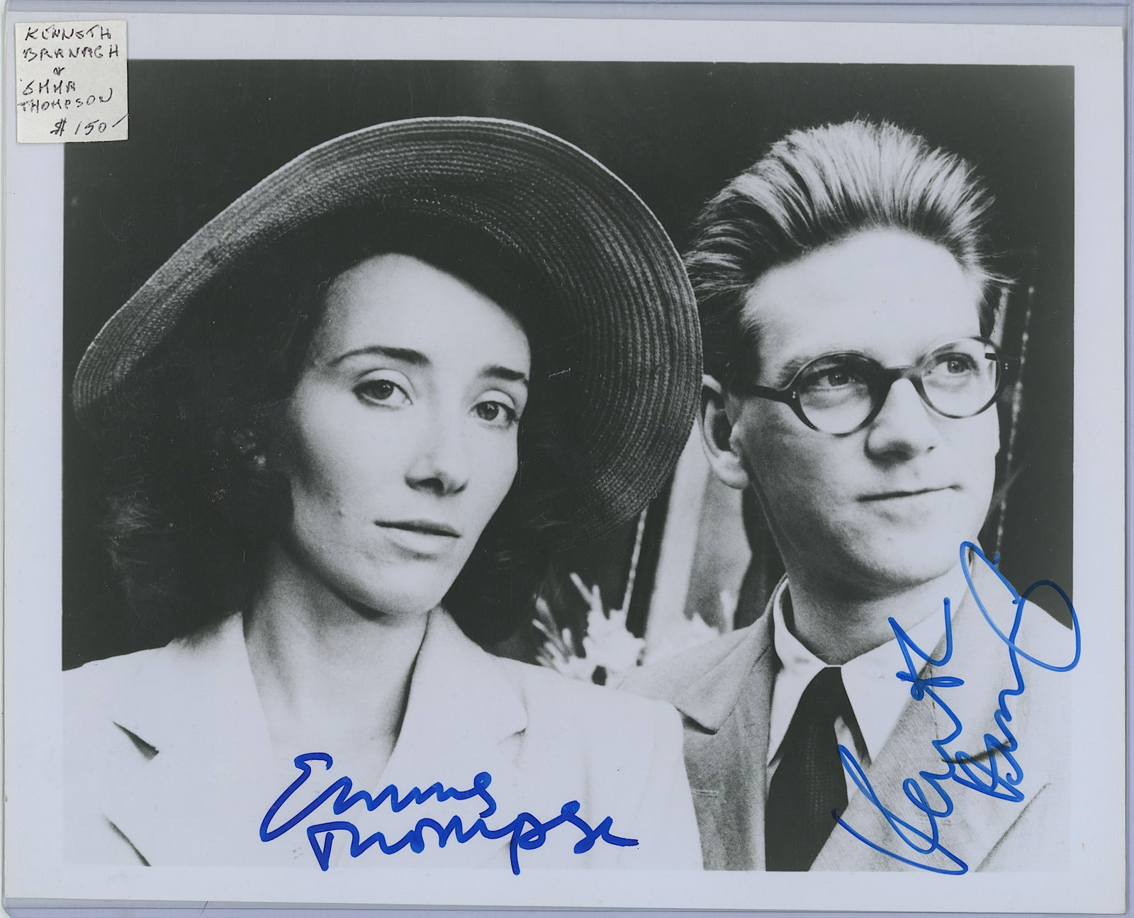 Vintage Autographed Ephemera EMMA THOMPSON & (1 of 2)