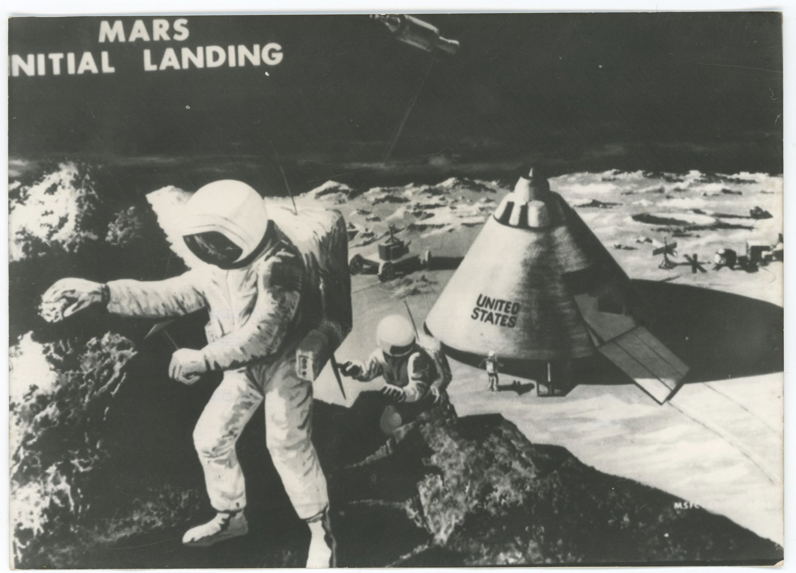 Vintage Selected Ephemera OPP! Mars Landing in 1960s (1 of 2)
