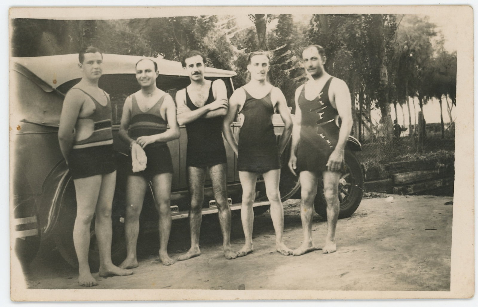 Vintage Selected Ephemera OPP!MEN SWIMWEAR 1920S: The provenance of this item is from the inventories of Artelisted.The dimensions are Approx. 10" x 8". THIS IS A RESERVE AUCTION, and the final price will include a Buyer?s Premium. Please, view our