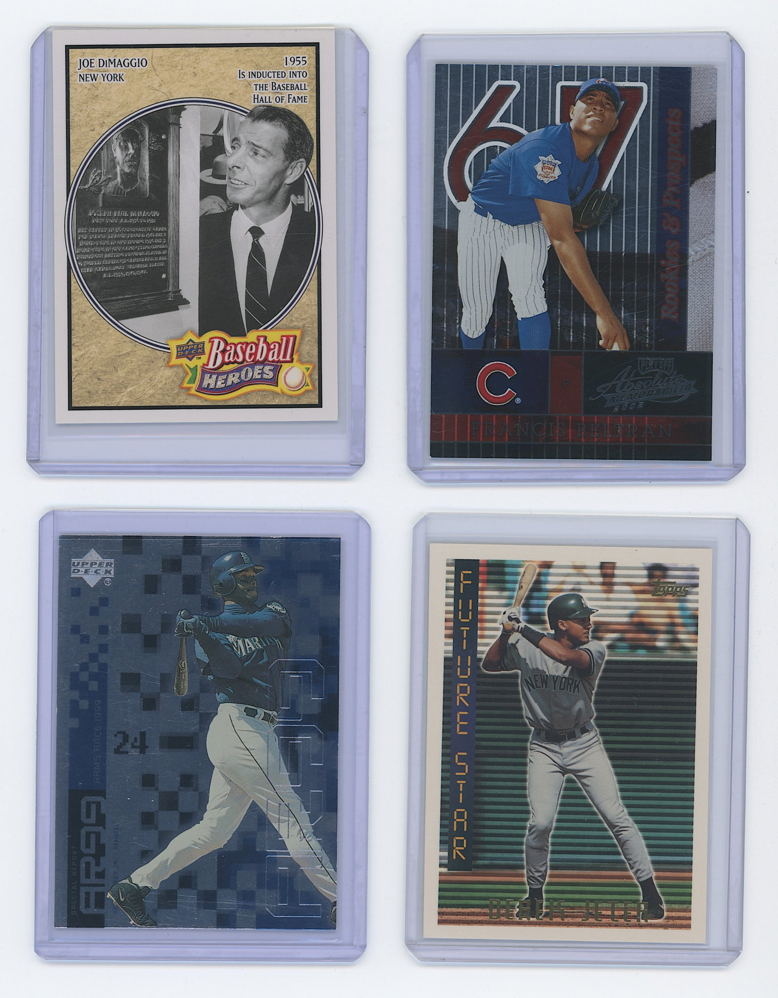 Vintage VGC Set 4 Sports Trading Cards: The provenance is from a deceased serious and dedicated collectori n PBC. This group of cards have been well preserved by the last owner. We have included quality images to show their actual condition