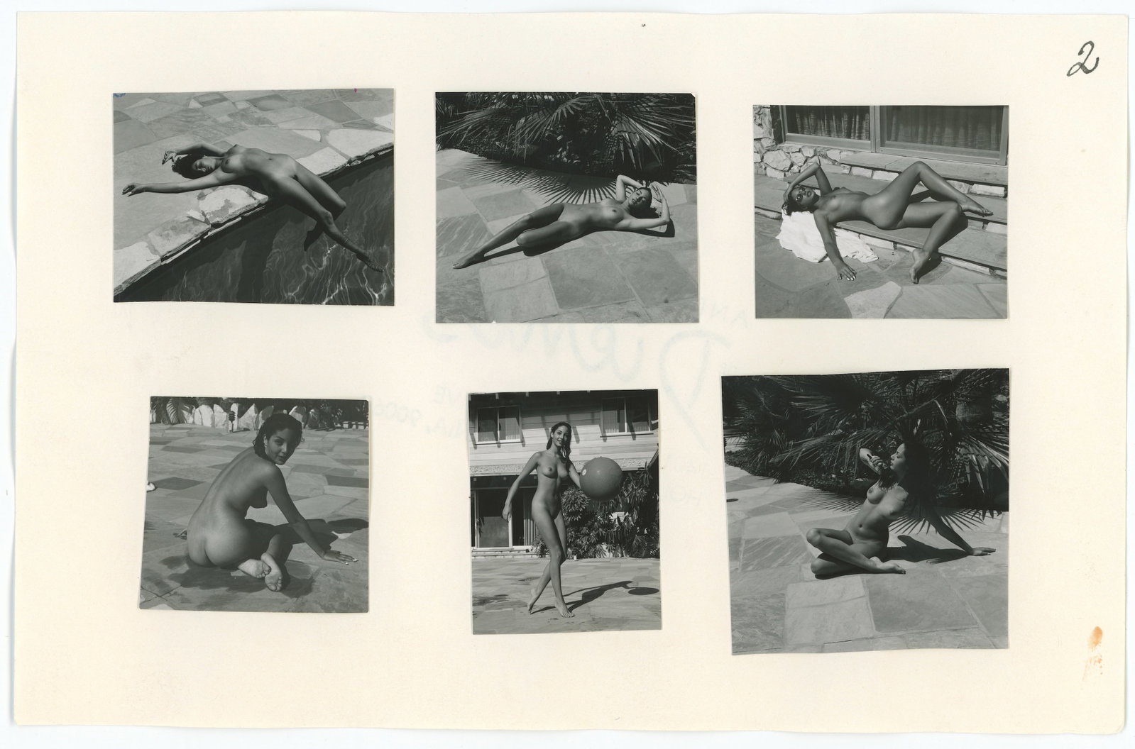 ANDR? DE DIENES Vintage Set 6 Photos Nude Study: The provenance of this set of 6 photos is from the archives of notable photographer Andr? de Dienes. The dimensions of each photo are Approx. 2" x 2.25" (variances can occur). This black and white gel