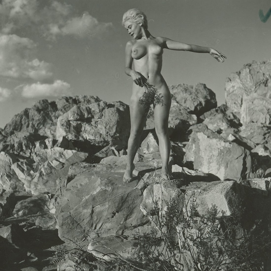 ANDR? DE DIENES Vintage Photo 1950s-1960s Nude Study (1 of 3)