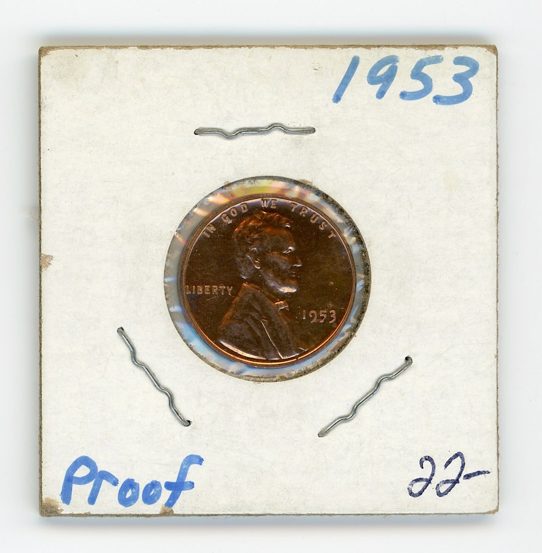 1953 Lincoln Wheat Cent Proof: The provenance of this item is from the inventories of Artelisted. THIS IS A RESERVE AUCTION, and the final price will include a Buyer?s Premium. Please, view our full terms and conditions. ARTELISTED