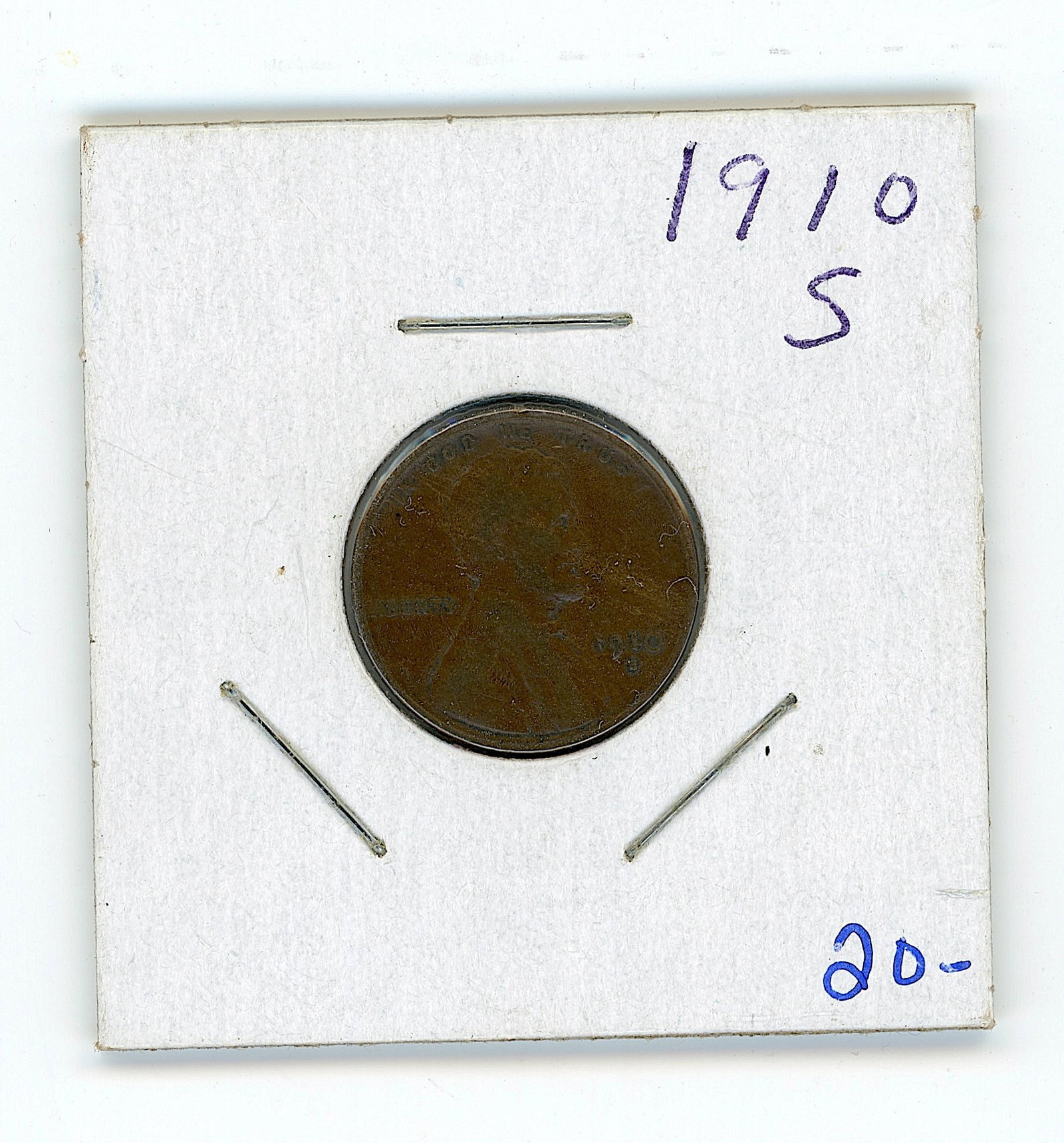 1910-S Lincoln Wheat Cent: The provenance of this item is from the inventories of Artelisted. THIS IS A RESERVE AUCTION, and the final price will include a Buyer?s Premium. Please, view our full terms and conditions. ARTELISTED