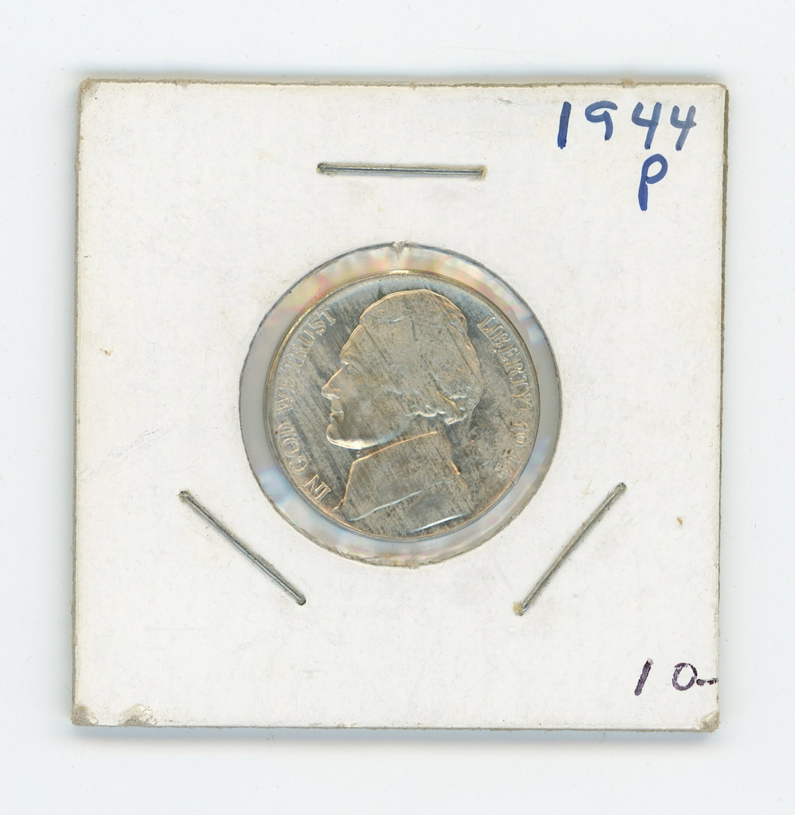 Vintage 1944 P US Jefferson Nickel "Wartime" (1 of 2)