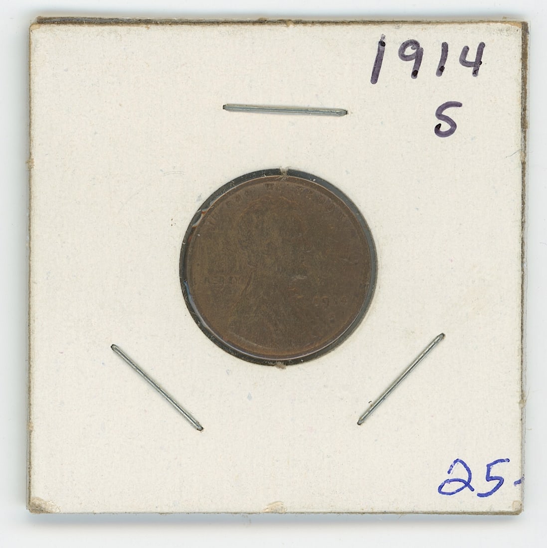 Vintage Lincoln Cent 1914 S: The provenance of this item is from the inventories of Artelisted. THIS IS A RESERVE AUCTION, and the final price will include a Buyer?s Premium. Please, view our full terms and conditions. ARTELISTED