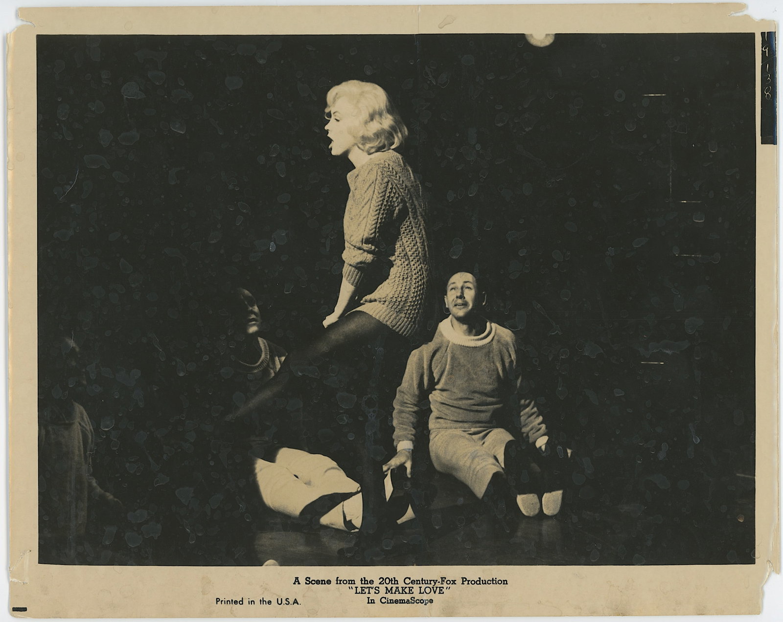Vintage 1960 Photo MARILYN MONROE Let's Make Love: The provenance of this item is from the estate of a deceased collector in Miami Beach. The dimensions are Approx. 10" x 8". THIS IS A RESERVE AUCTION, and the final price will include a Buyer?s Premiu