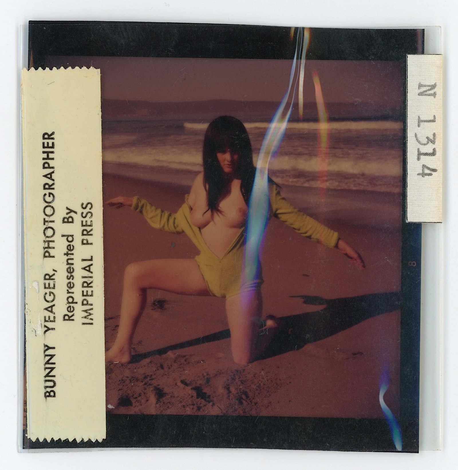Rare Vintage Early Photo by BUNNY YEAGER Pin Up Positive: The provenance of this item is from the estate of a deceased collector in Miami Beach.The dimensions are Approx. 2.5" x 2.5". THIS IS A RESERVE AUCTION, and the final price will include a Buyer?s Prem