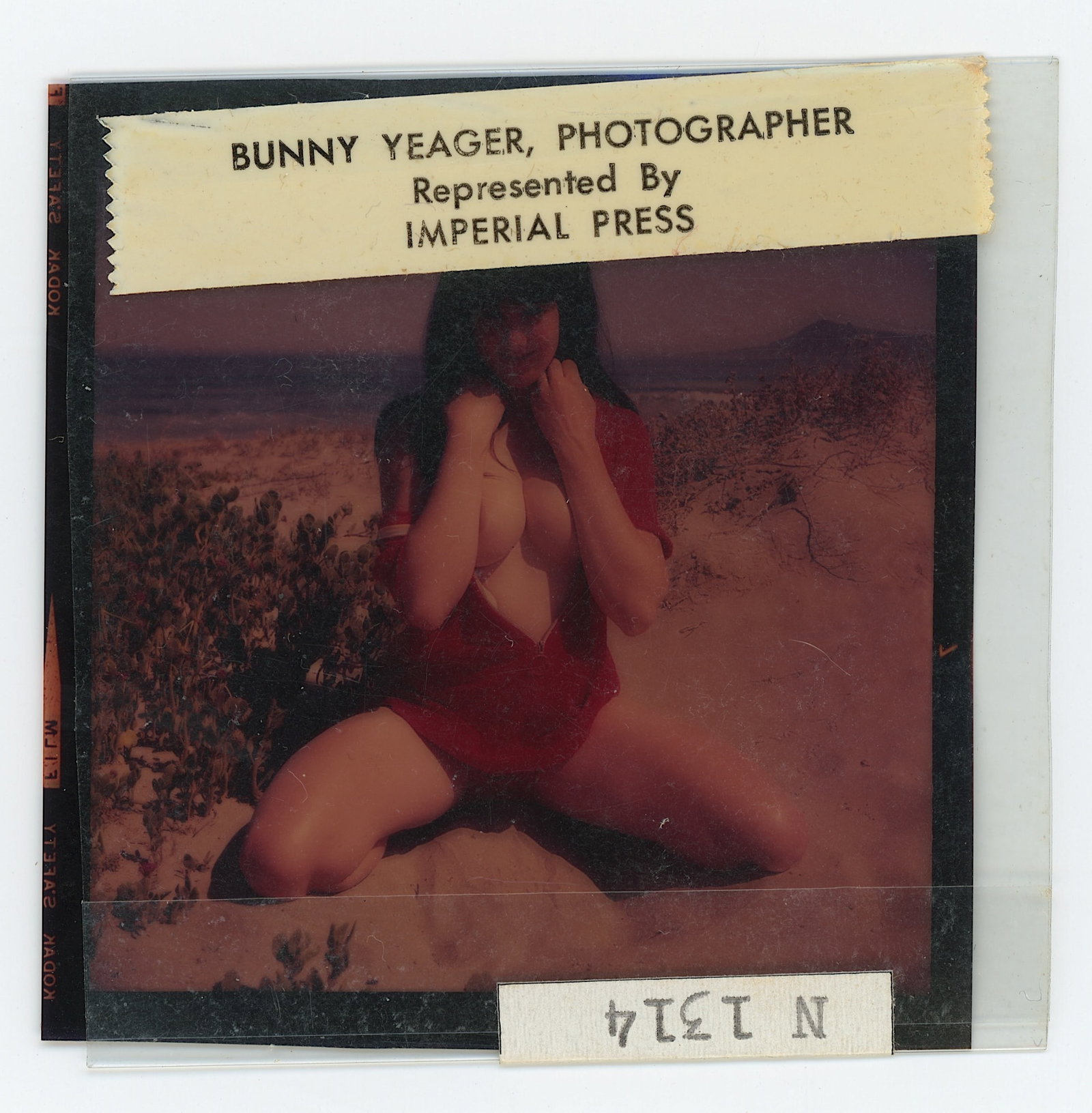 Rare Vintage Early Photo by BUNNY YEAGER Pin Up Positive: The provenance of this item is from the estate of a deceased collector in Miami Beach.The dimensions are Approx. 2.5" x 2.5". THIS IS A RESERVE AUCTION, and the final price will include a Buyer?s Prem