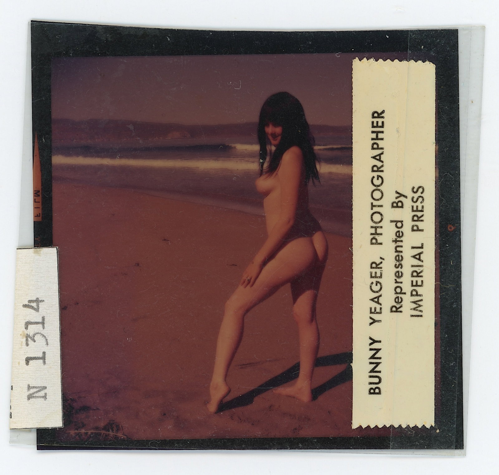 Rare Vintage Early Photo by BUNNY YEAGER Pin Up Positive: The provenance of this item is from the estate of a deceased collector in Miami Beach.The dimensions are Approx. 2.5" x 2.5". THIS IS A RESERVE AUCTION, and the final price will include a Buyer?s Prem