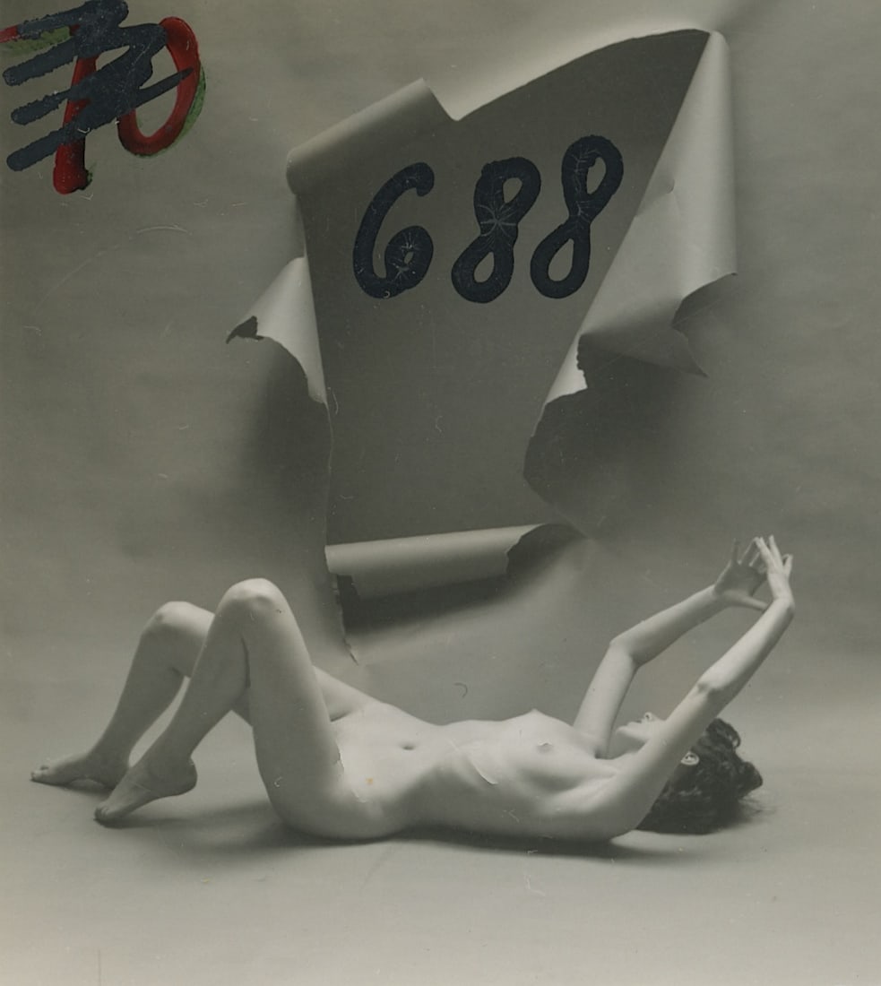 ANDR? DE DIENES Vintage Photo 1950s-1960s Nude Study (1 of 3)
