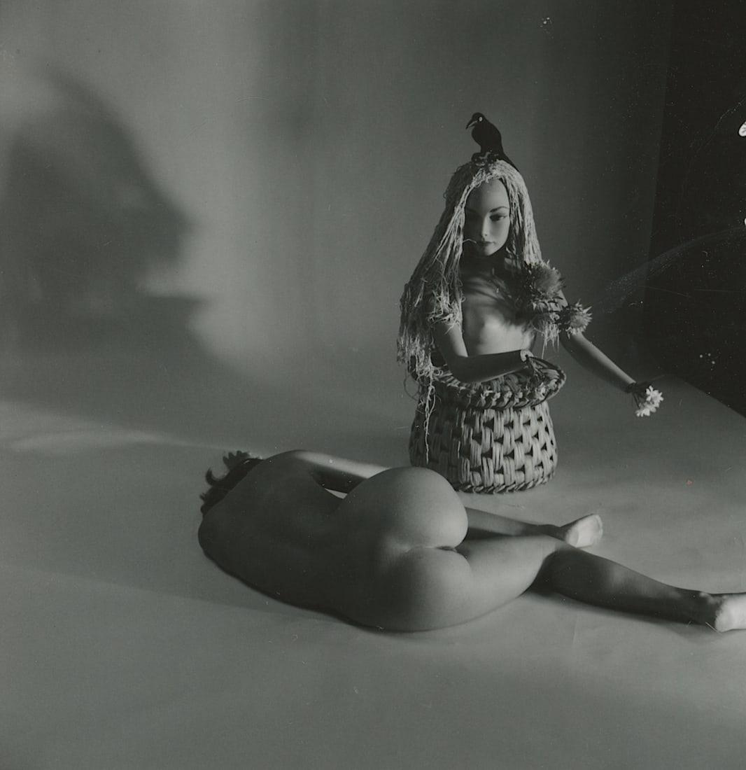 ANDR? DE DIENES Vintage Photo 1950s-1960s Nude Study (1 of 3)