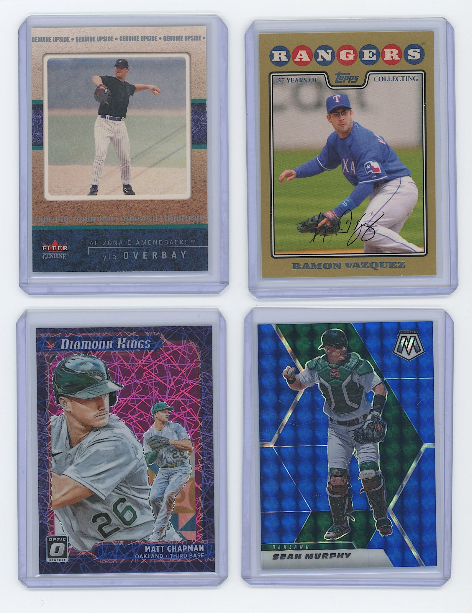 Vintage VGC Set 4 Sports Trading Cards: The provenance is from a deceased serious and dedicated collectori n PBC. This group of cards have been well preserved by the last owner. We have included quality images to show their actual condition