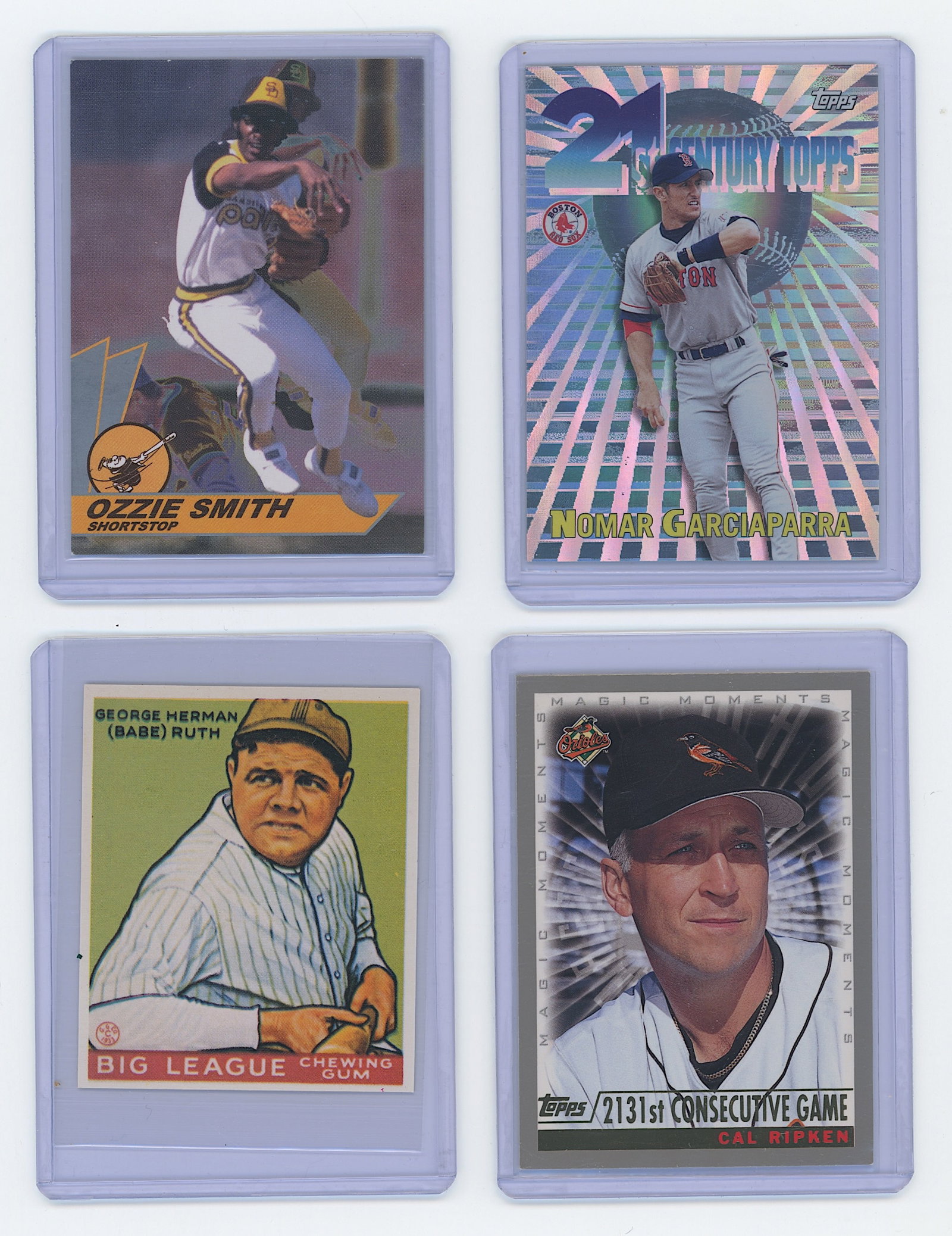 Vintage VGC Set 4 Sports Trading Cards: The provenance is from a deceased serious and dedicated collectori n PBC. This group of cards have been well preserved by the last owner. We have included quality images to show their actual condition