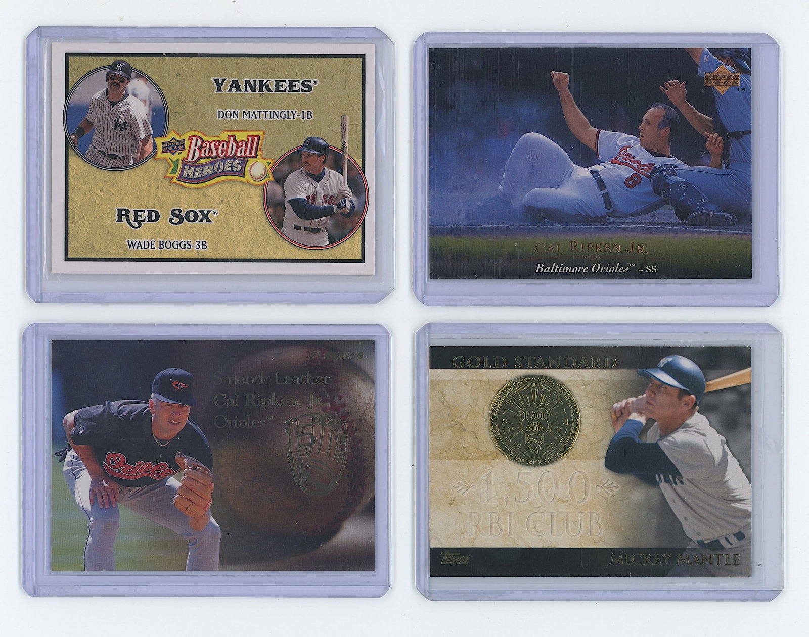 Vintage VGC Set 4 Sports Trading Cards: The provenance is from a deceased serious and dedicated collectori n PBC. This group of cards have been well preserved by the last owner. We have included quality images to show their actual condition