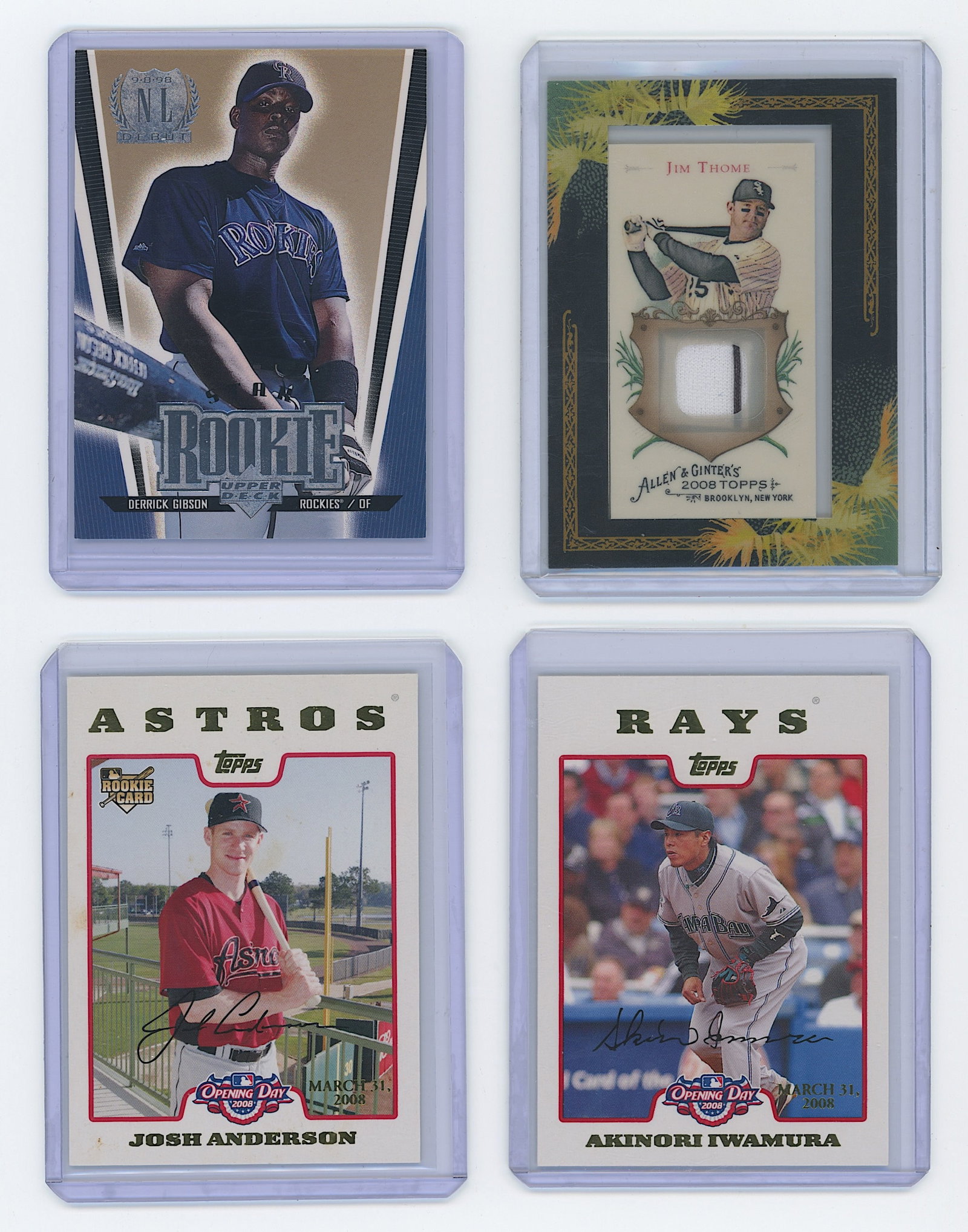 Vintage VGC Set 4 Sports Trading Cards: The provenance is from a deceased serious and dedicated collectori n PBC. This group of cards have been well preserved by the last owner. We have included quality images to show their actual condition