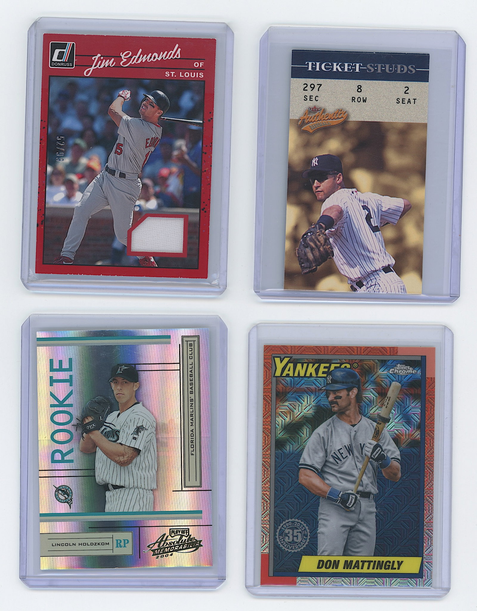 Vintage VGC Set 4 Sports Trading Cards: The provenance is from a deceased serious and dedicated collectori n PBC. This group of cards have been well preserved by the last owner. We have included quality images to show their actual condition