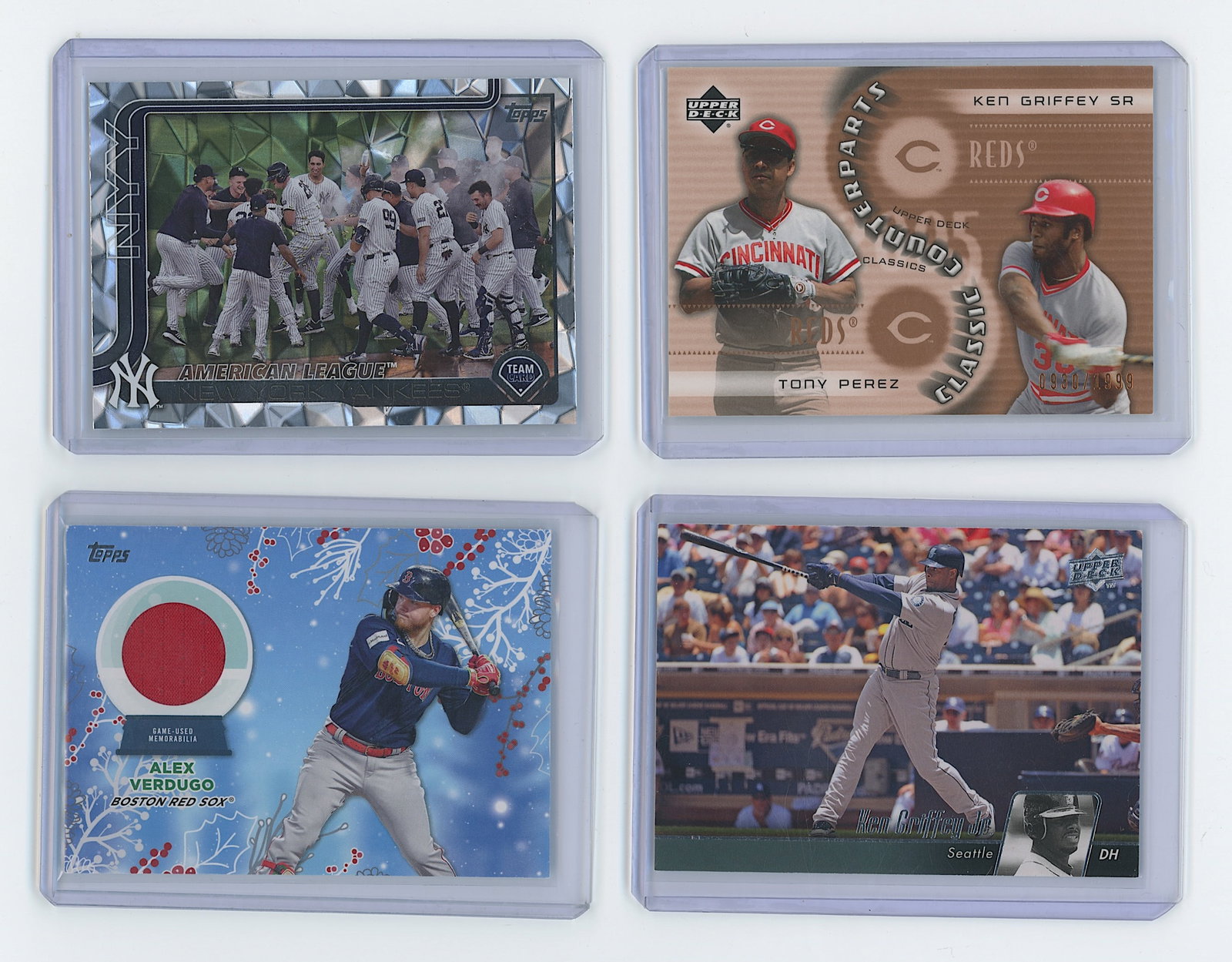 Vintage VGC Set 4 Sports Trading Cards: The provenance is from a deceased serious and dedicated collectori n PBC. This group of cards have been well preserved by the last owner. We have included quality images to show their actual condition