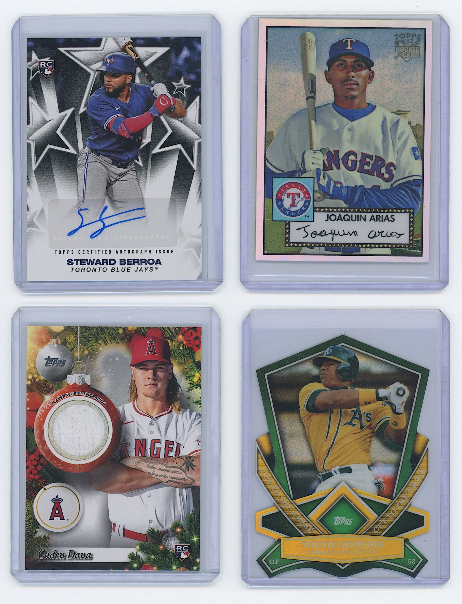 Vintage VGC Set 4 Sports Trading Cards: The provenance is from a deceased serious and dedicated collectori n PBC. This group of cards have been well preserved by the last owner. We have included quality images to show their actual condition