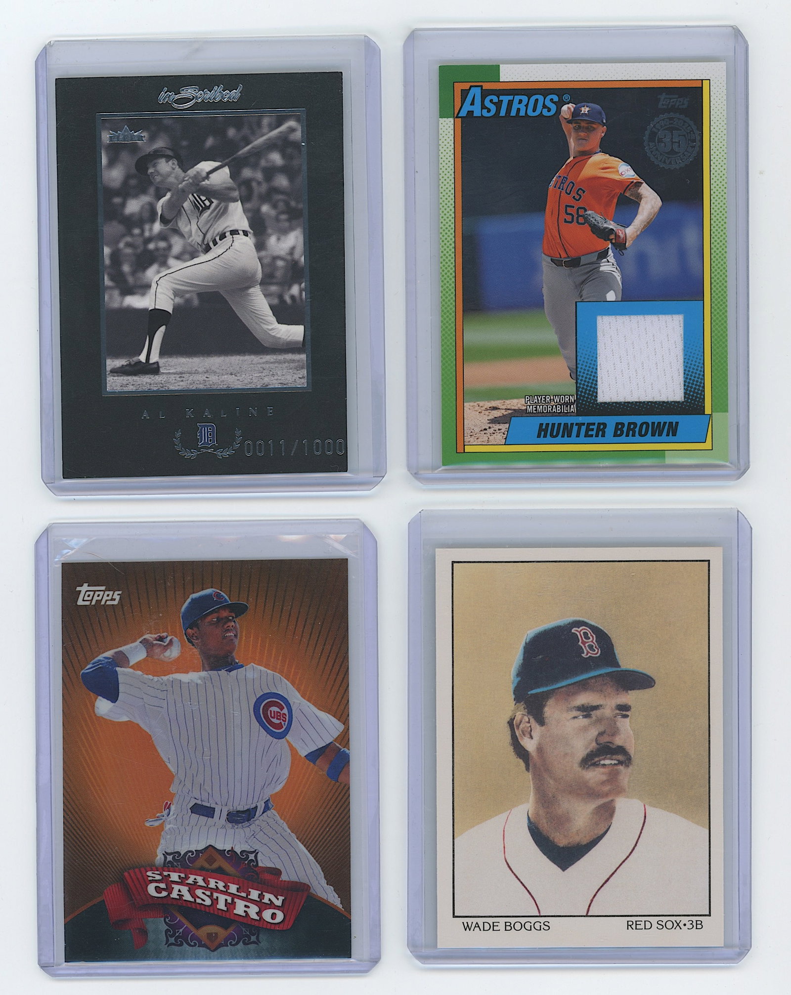 Vintage VGC Set 4 Sports Trading Cards: The provenance is from a deceased serious and dedicated collectori n PBC. This group of cards have been well preserved by the last owner. We have included quality images to show their actual condition