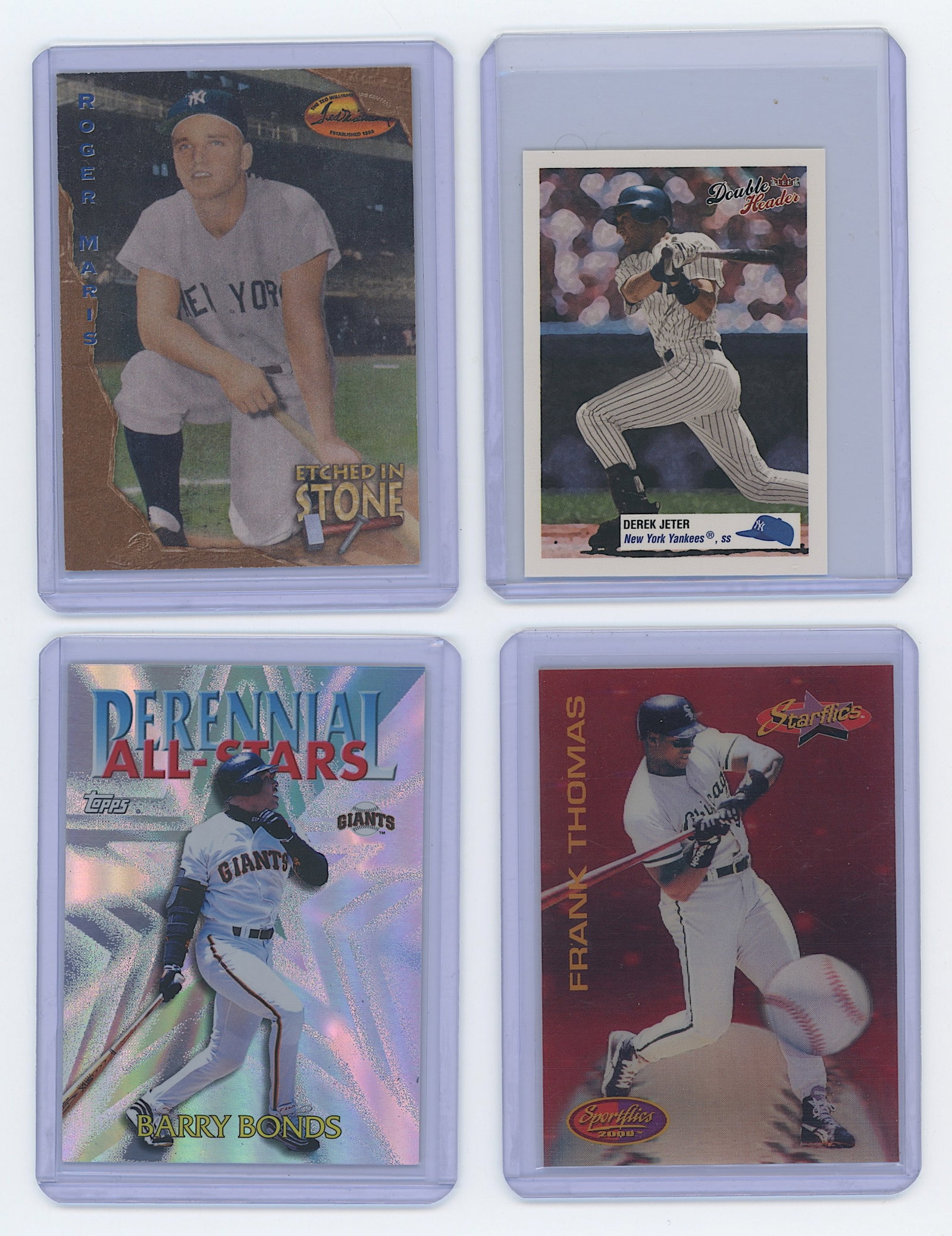 Vintage VGC Set 4 Sports Trading Cards: The provenance is from a deceased serious and dedicated collectori n PBC. This group of cards have been well preserved by the last owner. We have included quality images to show their actual condition